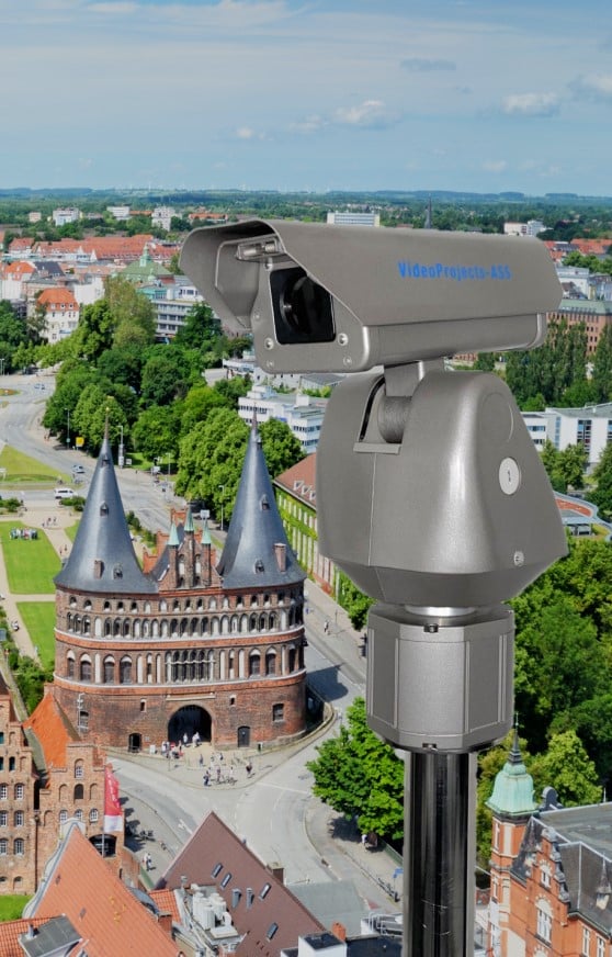 Das Bild zeigt Videoüberwachung für Lübeck in der mobilen Ansicht